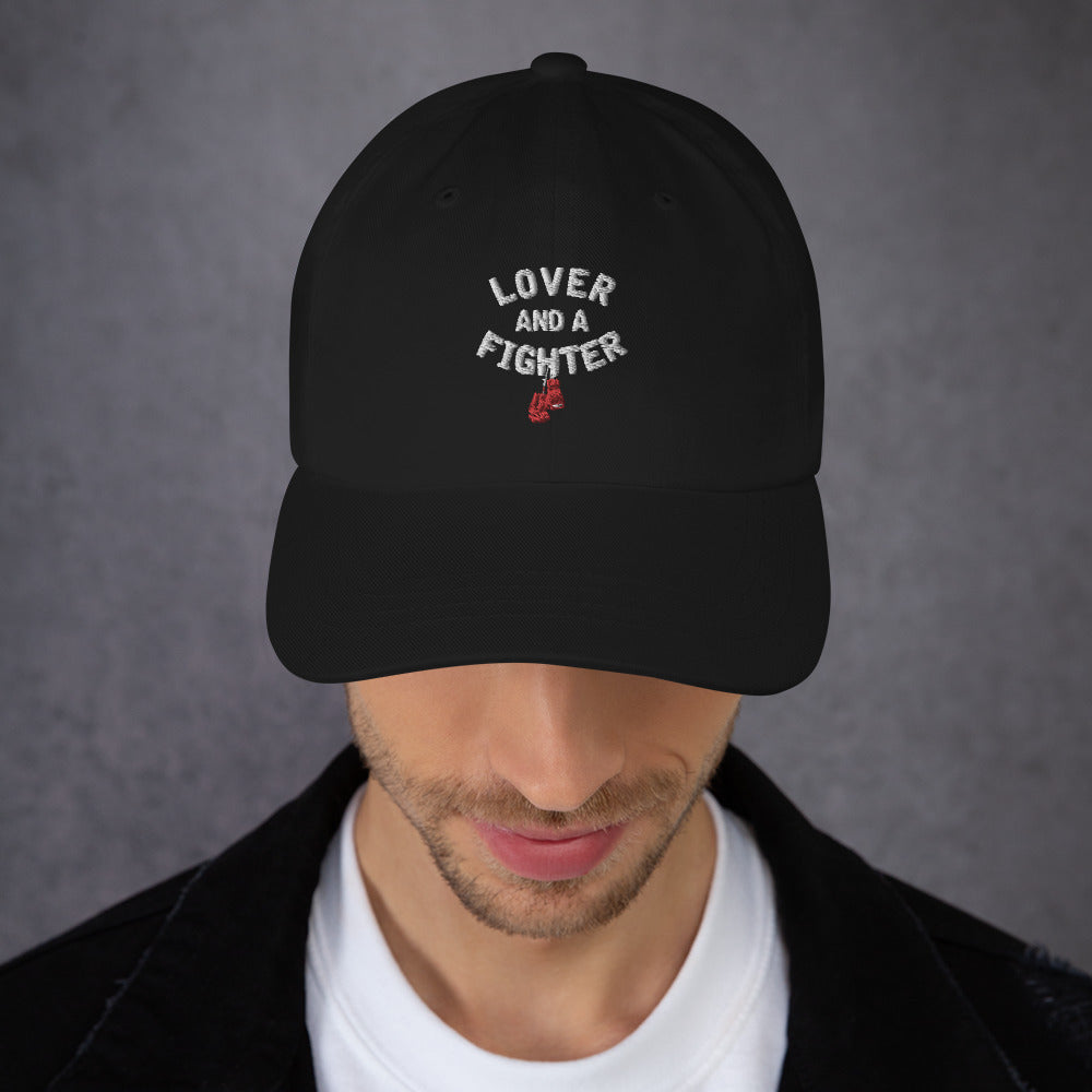 Lover and Fighter Dad hat
