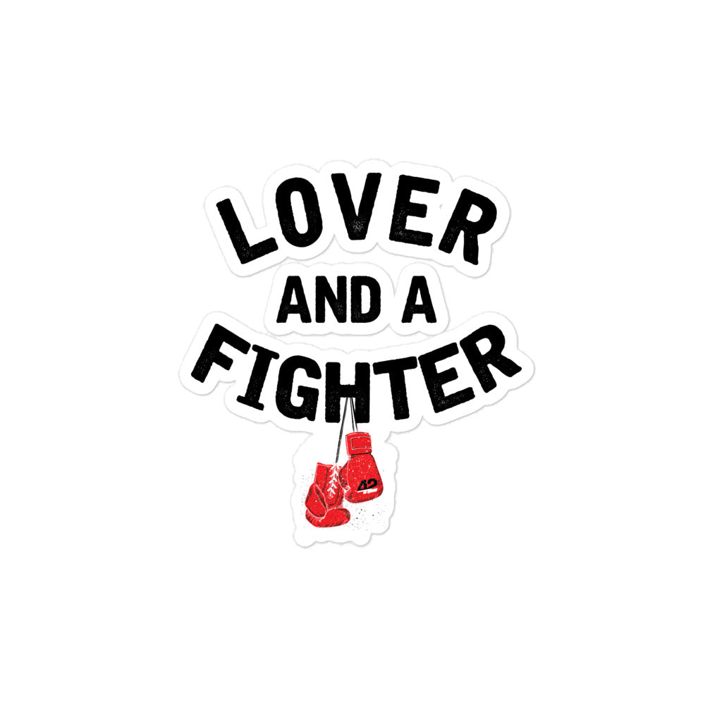 Lover and Fighter  Bubble-free stickers