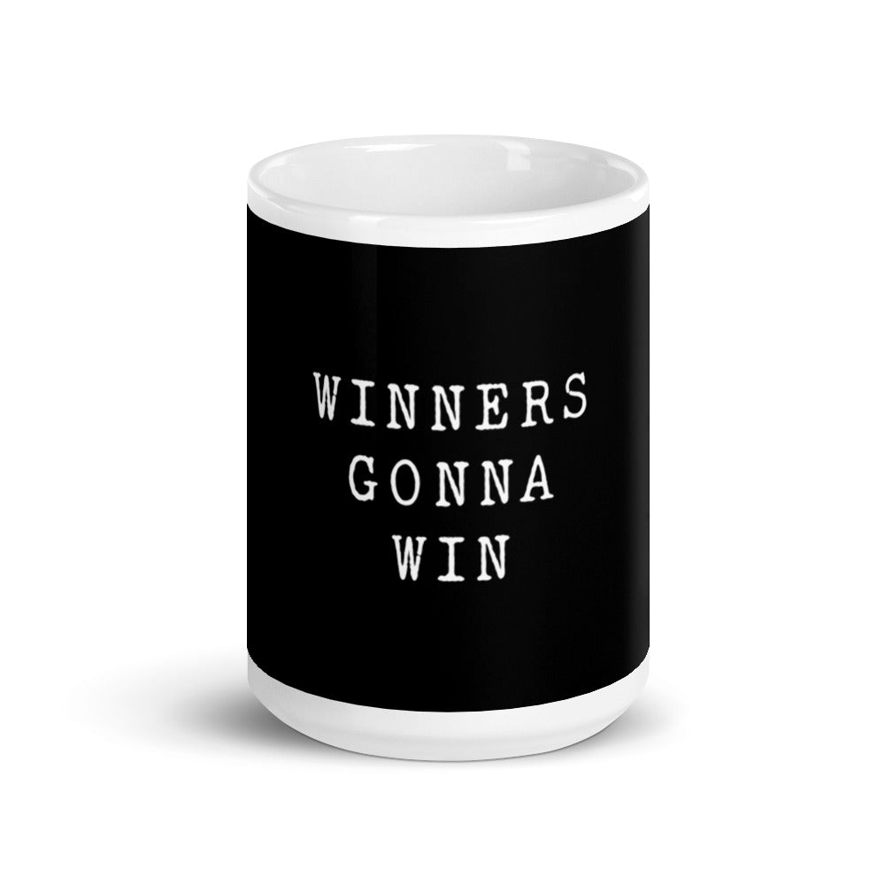 Winners White glossy mug
