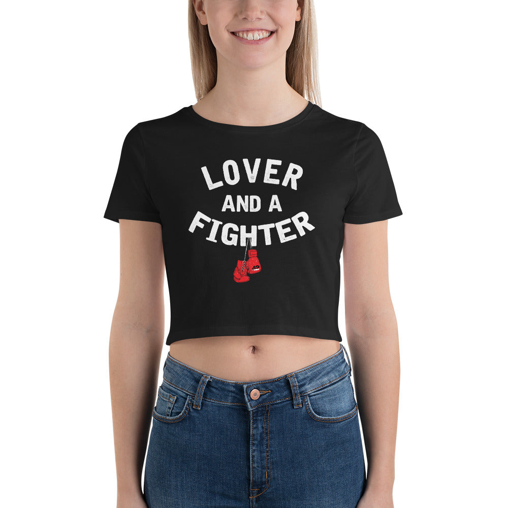 Lover and Fighter  Women’s Crop Tee